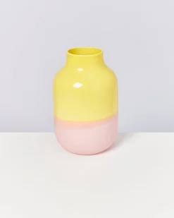 Clearance Motel a Miio Nuno Vase L - yellow rose