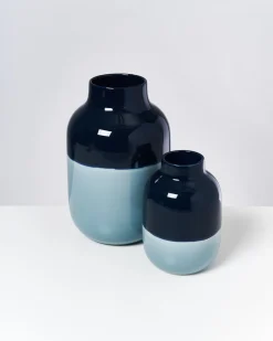 Sale Motel a Miio Nuno Vase M - Navy Lightblue navy hellblau