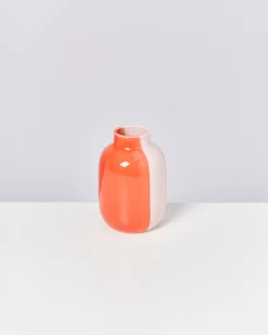Clearance Motel a Miio Nuno Vase M - Rose Coral half coral rosé