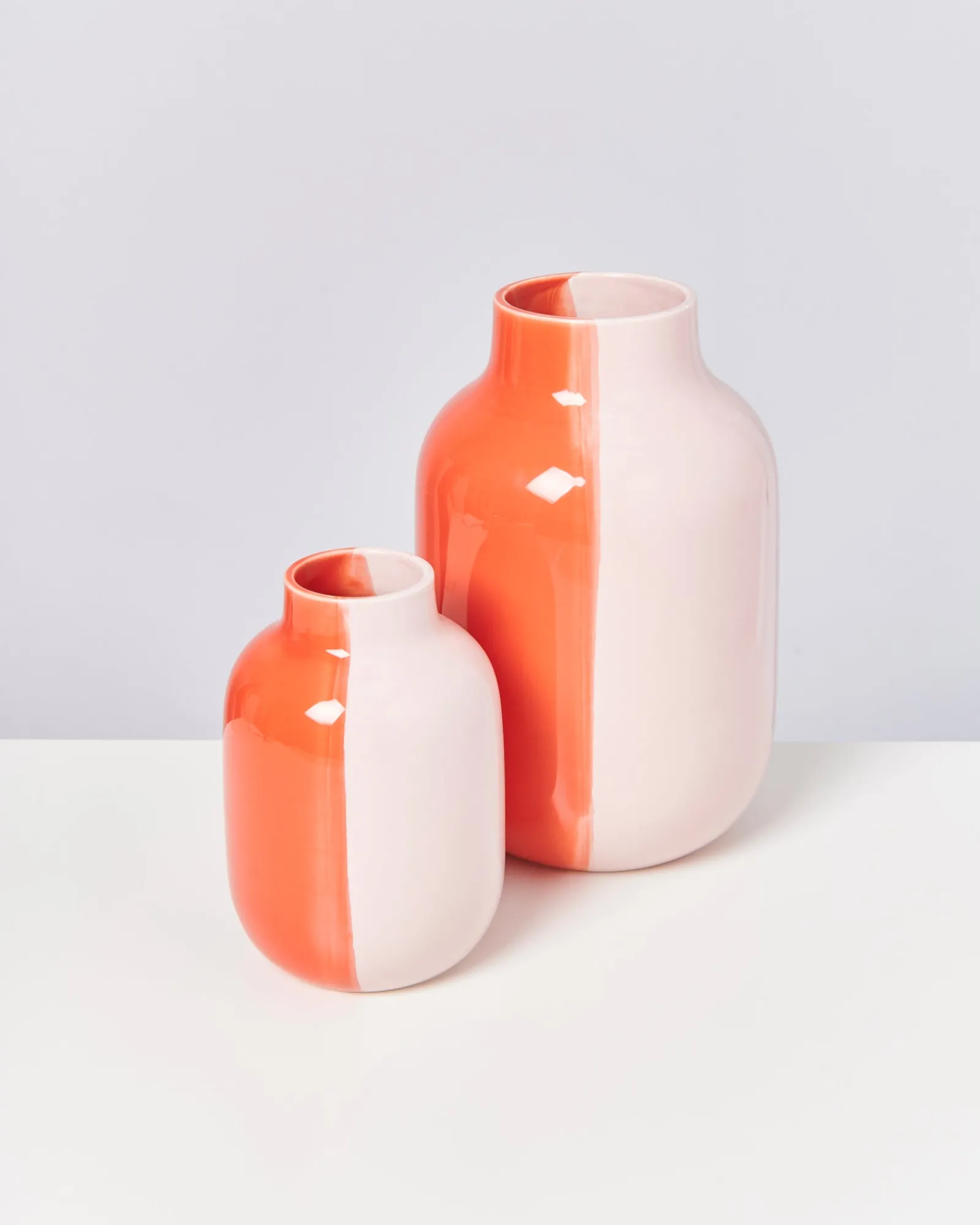 Clearance Motel a Miio Nuno Vase M - Rose Coral half coral rosé