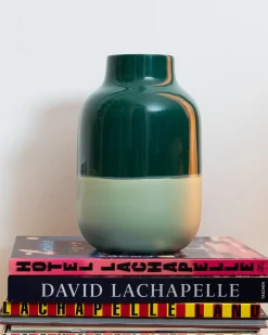 Clearance Motel a Miio Nuno Vase M darkgreen sage