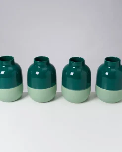 Clearance Motel a Miio Nuno Vase M darkgreen sage