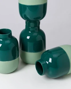 Clearance Motel a Miio Nuno Vase M darkgreen sage