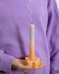 Outlet Motel a Miio Seia - Set Of 2 Stick Candles Dip Dye peach sand