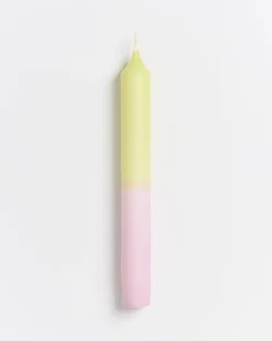 Clearance Motel a Miio Seia - Set Of 2 Stick Candles Dip Dye Pink Lime rosa lime