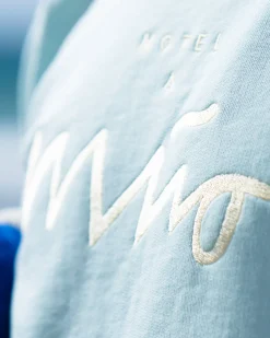 Discount Motel a Miio Sweatshirt Men Aqua Yellow mint gelb