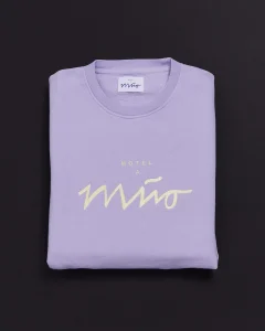 Hot Motel a Miio Sweatshirt Men Lavender Yellow lavendel gelb