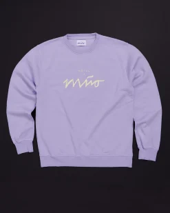 Hot Motel a Miio Sweatshirt Men Lavender Yellow lavendel gelb