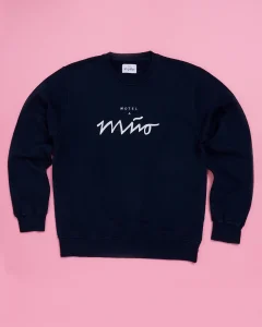 Outlet Motel a Miio Sweatshirt Men Navy White navy weiß