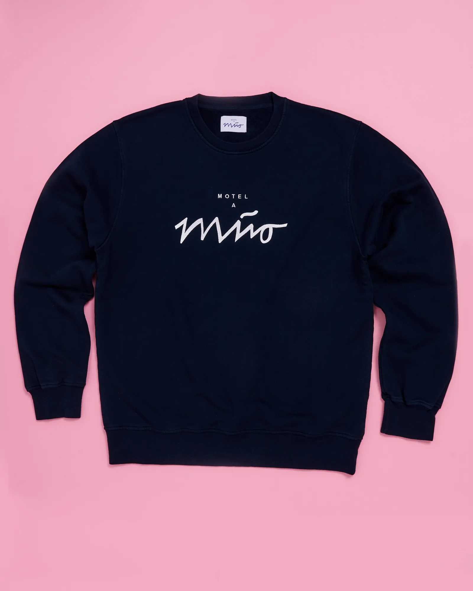 Outlet Motel a Miio Sweatshirt Men Navy White navy weiß