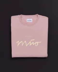 Sale Motel a Miio Sweatshirt Men Rose Yellow rosé gelb