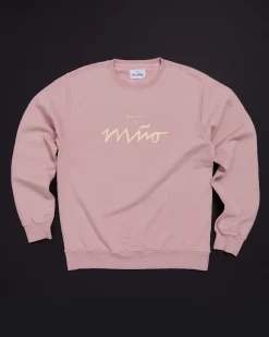 Sale Motel a Miio Sweatshirt Men Rose Yellow rosé gelb