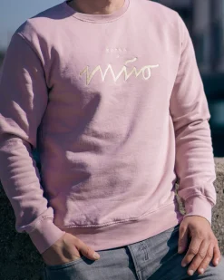 Sale Motel a Miio Sweatshirt Men Rose Yellow rosé gelb