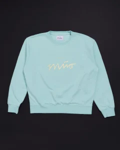 Discount Motel a Miio Sweatshirt Women Aqua Yellow mint gelb