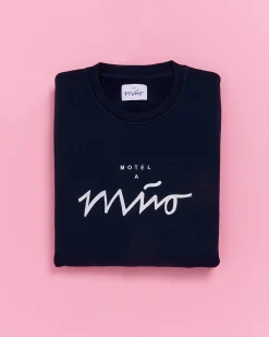 Best Motel a Miio Sweatshirt Women Navy White navy weiß